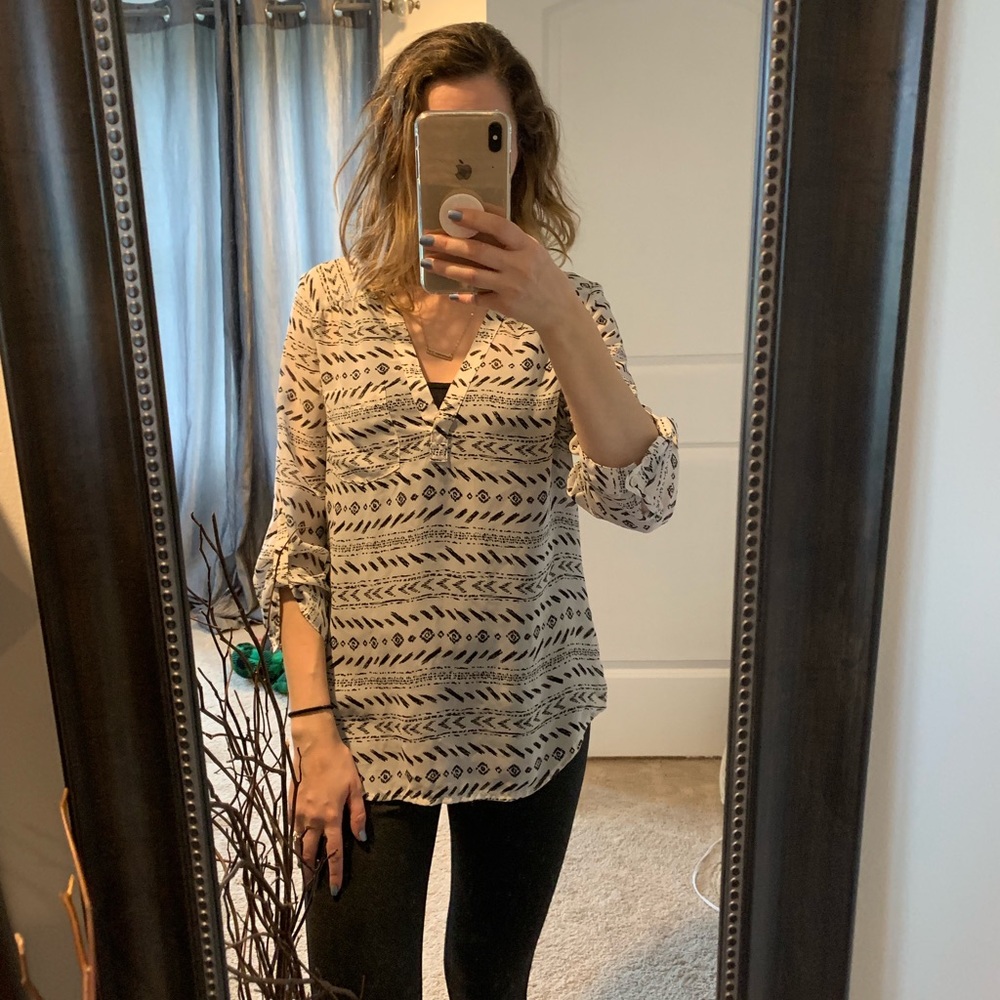 Maurice’s sheer blouse